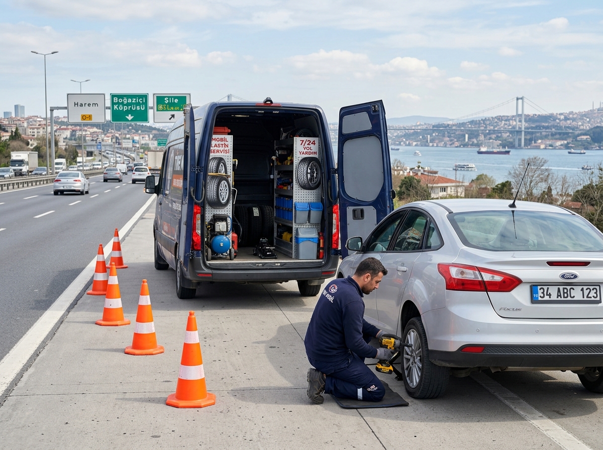 Mobil Lastik Değişimi & Yol Yardım - Yek Oto Çekici İstanbul