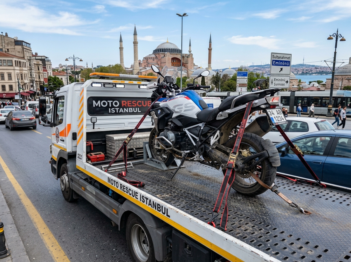 Özel Aparatlı Motosiklet Taşıma - Yek Oto Çekici İstanbul